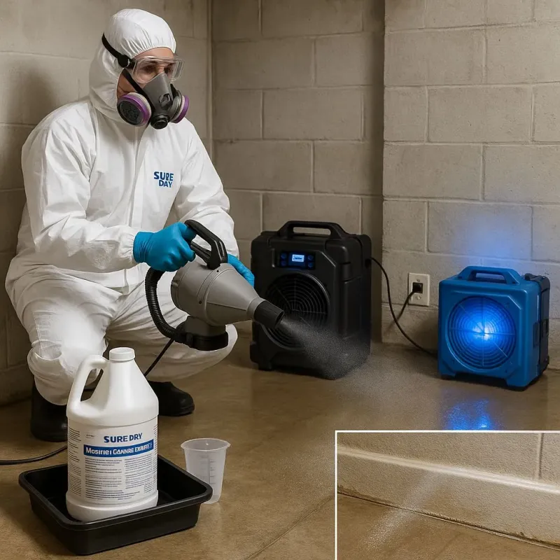 Sanitization and Odor Removal process in Blue Mound, TX