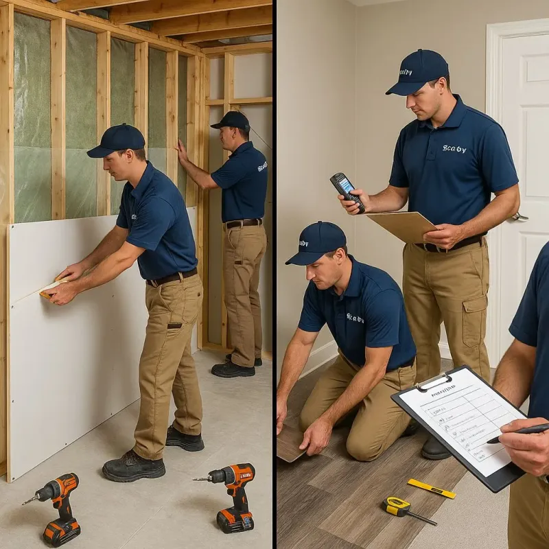 Repairs and Reconstruction process in Blue Mound, TX