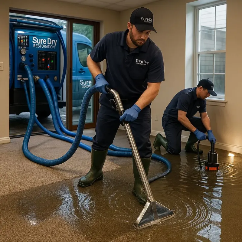 Water Extraction and Removal process in Blue Mound, TX